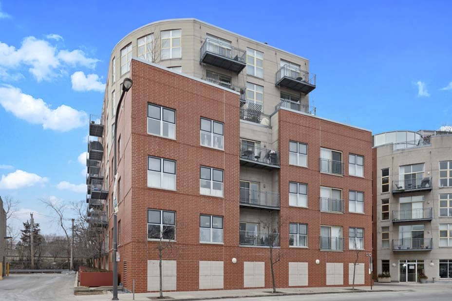 Modern Condo Building in Chicagoland